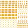 202 Pcs Jewelry for Women Braids, Locs Dreadlocks Beads Braid Rings/Cuffs Shells Heart Butterfly Hair Pendants/Clips for Dreadlock Accessories (Gold) view 4