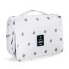 Pengxiaomei Toiletry Bag, Waterproof Hanging Cosmetic Bag Portable Travel Makeup Pouch Multifunction Handle Travel Bathroom Bag Stocking Stuffers for Women and Girls Christmas Gifts(Cactus White) view 1