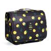 Pengxiaomei Toiletry Bag, Waterproof Hanging Cosmetic Bag Portable Travel Makeup Pouch Bathroom Bag Stocking Stuffers for Women Christmas Gifts(Black Lemon) view 1