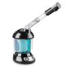 Facial Steamer - DENFANY Nano Ionic Face Steamer with Extendable 360 Rotating Arm - Portable Facial Steamer for Personal Care at Home or Salo (Black) view 1