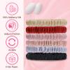 6PCS Hair Scrunchies 100% Mulberry Silk Scrunchie for Women Girls Curly Thick Satin Thin Hair .Women's Black Large Cute Big Sleepy Bulk Small Tie Scrunchie Sleep view 2