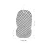 Lurrose Bathroom Accessories 2 Pack Baby Bath Sponges Soft Body Scrubber Safe for Children's Skin Reusable Shower PVA Sponges view 2