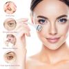 MAANGE Mini Eye & Face Rollers for Eye Massager, Stainless Steel Eye Ice Roller for Relief Puffiness Migraine Skincare Facial Roller (White) view 2