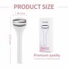 MAANGE Mini Eye & Face Rollers for Eye Massager, Stainless Steel Eye Ice Roller for Relief Puffiness Migraine Skincare Facial Roller (White) view 3