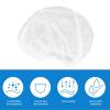 100Pcs Disposable Shower Hats, Multi Purpose Thickening Elastic Bath Hat Plastic Waterproof Clear Shower Hat Bath Shower Hats for Bathroom Hotel and Hair Salon Portable Travel view 2