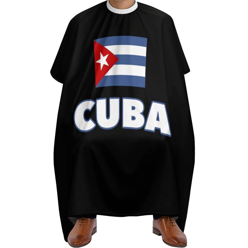 Cuban Flag Adults Barber Cape Lightweight Styling Hair Cutting Cape Hairdressing Cape Gown Apron