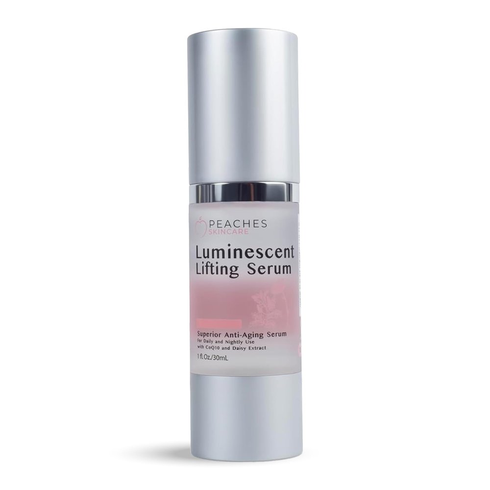 Face Tightening and Lifting Serum  Anti-Aging Formula with Peptides and Vitamins A, B, C & E  Vegan Skincare for Firm, Radiant Skin  Luminescent Lifting Serum (1 fl. oz)