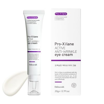 DEleventh Korean Brand Pro-Xilane Active Anti-Wrinkle Eye Cream 20g / Anti-Aging, Anti-Oxidation, Fade Fine Lines, Reduces Wrinkles, Dark Circles & Puffiness for Youthful, Bright Eyes