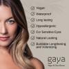 Vegan Black & brown & Blue Mascara for Sensitive Eyes, Natural Hypoallergenic mascara, Natural Looking, Cruelty Free, Ophthalmologist Tested- By Gaya cosmetics view 2