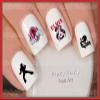 Nail Art Decals WaterSlide Sticker Transfers The King Hairdo Singer Character Nail Decals - Salon Quality DIY Manicure view 2
