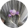 Amethyst Hair Stick Handmade Quartz Hairpin Headdress Jewelry Hairpin Hair Accessories Amethyst Magic Gift (Color : Light Yellow Gold Color) view 2