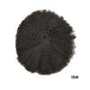 Afro Men's Toupee For Black Mens Weave Afro Human Hair Unit Kinky Curly Afro Toupee For Black Men Hair Pieces African American Durable Injection PU with Breathable Holes Man Weave (8''*10'', 1B# OFF BLACK 10MM-WAVE) view 4