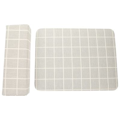 FOMIYES 1set Nail Hand Rest Cushion Ergonomic Design for Manicure and Pedicure Comfortable Plaid Nail Art Pillow and Mat for and Home