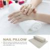 FOMIYES 1set Nail Hand Rest Cushion Ergonomic Design for Manicure and Pedicure Comfortable Plaid Nail Art Pillow and Mat for and Home view 2