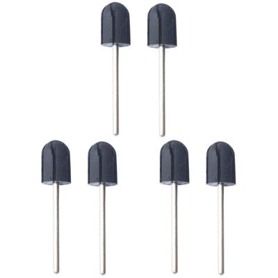 LALAFINA 6pcs Nail Sanding Drum for Manicure and Pedicure Abrasive Mandrels for Nail Drill Sanding Bands for Natural and Artificial