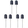 LALAFINA 6pcs Nail Sanding Drum for Manicure and Pedicure Abrasive Mandrels for Nail Drill Sanding Bands for Natural and Artificial view 1