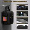 TACTICISM Toiletry Bag for Men - Dry Wet Separate Travel Toiletry Bag, Tactical Molle Dopp Kit for Men with Water-Resistant Shaving Bag for Adult Women for Travel, Black view 4
