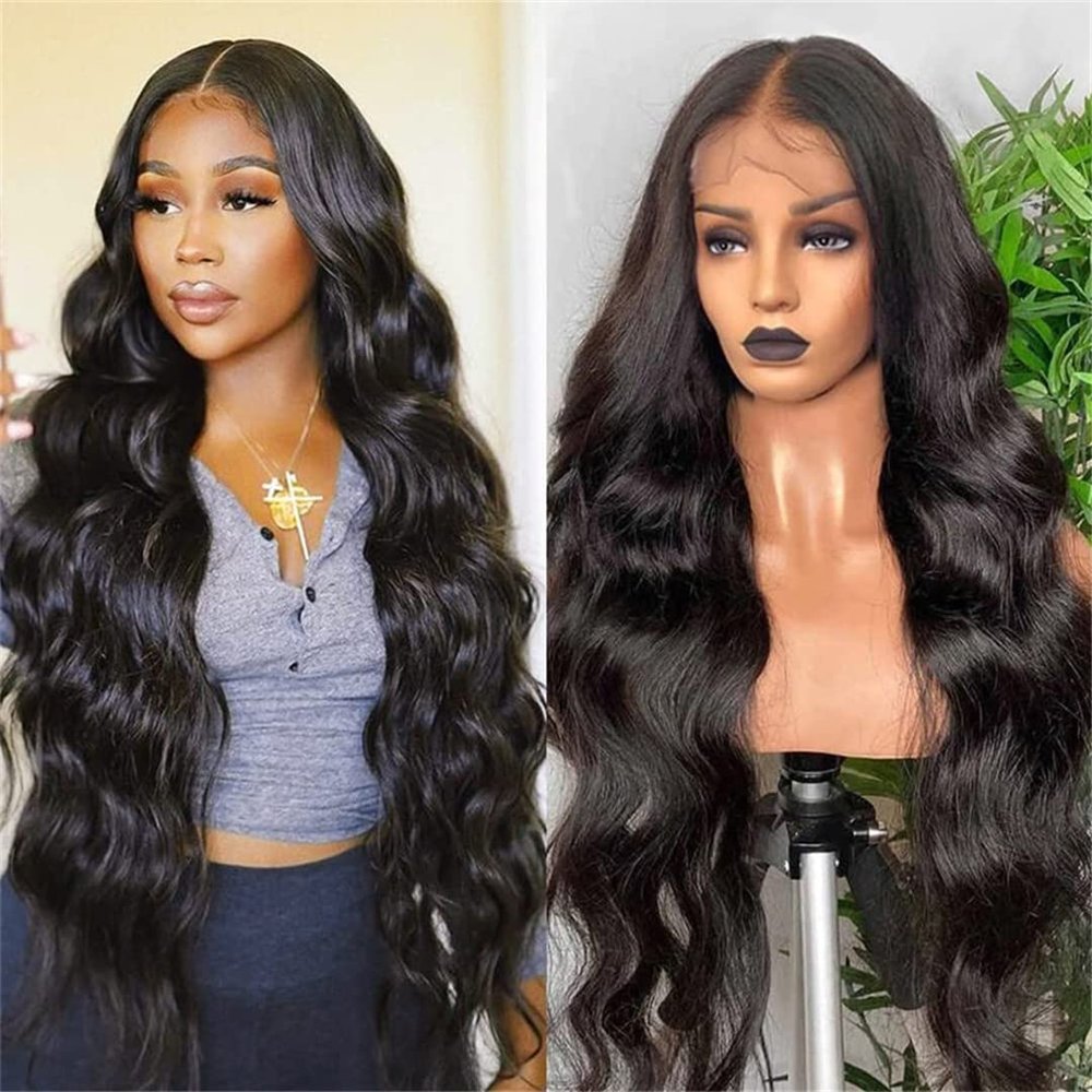 13X4 Body Wave Lace Front Wig Brazilian Lace Closure Human Hair Wigs Remy Human Hair Wig Glueless Lace Frontal Wig 180% Density 13x4x1 lace wig 18inch