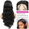 13X4 Body Wave Lace Front Wig Brazilian Lace Closure Human Hair Wigs Remy Human Hair Wig Glueless Lace Frontal Wig 180% Density 13x4 lace wig 28inch view 3