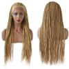 30 Box Braided Wigs For Black Women 4 3/4X13 Lace Front with Baby Hair Micro Twist Synthetic Cornrow Wigs Lightweight Famale Tribal Braids Wigs view 1