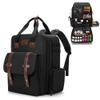 BAFASO Large Capacity Barber Case, Travel Hairdresser Bag Holds Various Hair Cutting Tools (Bag Only), Black view 1