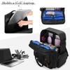 BAFASO Large Capacity Barber Case, Travel Hairdresser Bag Holds Various Hair Cutting Tools (Bag Only), Black view 3