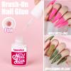 Clear Stiletto Nail Tips Full Cover, Teenitor 600pcs Long Nail Tips for Acrylic Nails, Long Acrylic Stiletto Fake Nail Tips with Glue, Clear Almond Stiletto False Nail Tips, Acrylic Nail Clipper, Nail Glue, Nail File Buffer view 3