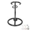 Safety Razor Stand, Stainless Steel Brush Shaving Holder Storage Shave Organizer Extra Stability Non slip Base Modern Fast Drying Accessory for Man Women Shower Room Bathroom Countertops Tool(Black) view 3
