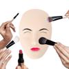 Tattoo Mannequin Head, 6in Tattoo Practice Skin Head Lash Mannequin Head Silicone Practice Fake Skin Permanent Makeup Eyebrow Lip False Lashes Training for Beginners Artists(Tattoo Practice Skin) view 2