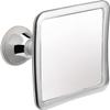 MIRRORVANA Fogless Shower Mirror for Shaving with Upgraded Suction-Cup, 1X Magnifying, 6.3 x 6.3 Inch (Chrome Frame, Grey Suction) view 1