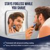 MIRRORVANA Fogless Shower Mirror for Shaving with Upgraded Suction-Cup, 1X Magnifying, 6.3 x 6.3 Inch (Chrome Frame, Grey Suction) view 2