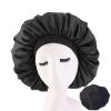 DEPHNARSA Extra Large Sleep Cap Jumbo Cap Large Satin Bonnet with Comfort Elastic Band (H-Asst 6PK) view 2