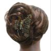 JCGY Set of 3 Crystal Jaw Clips Metal Claws, Unique 2 Styles 3 Colors Hair StylingJetStop-HB5siam view 4