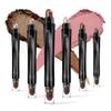 LUXAZA 6PCS Eyeshadow Stick Makeup Sets, Crease-Proof Shadow,Metallic And Matte Shimmer Eye Shadow Eye Brightener Stick Pencil Crayon, B01-Pink Brown view 1