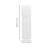 KALLORY Hair Oiling Root Comb Bottle Root Comb Applicator Squeeze Bottle for Hair Dyeing Salon and Home view 3