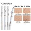 Sumeitang Freckle Pen, 4 Colors Kit - Natural Lifelike Faux Freckle Makeup Pen, Waterproof Long Lasting, Create Sunkissed Skin(4Pack) view 2