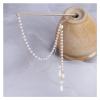YQBUER Fork with Chain Nunchaku Alloy Hairstyle Pearl Tassel Hair Stick Women Hair Accessories Chinese Hairpin (Color : D) view 1