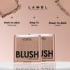 Lamel Blush Cheek Taupe Color Mini - Natural, Lightweight, Smooth, Blendable Powder - Shading & Contouring - 4 Universal Shades Powder Blush - Cruelty Free -  404 (Taupe) - 3.8g / 0.13 view 3