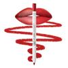 Lamel Matte Gel Lip Pencil  Waterproof, Long Lasting, High Pigment & Sharpenable  Creamy Texture for Smooth Finish  Dark Red, Vegan - Vegan, Ruby red - N.411 view 1