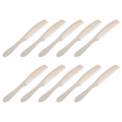 KALLORY 50sets Disposable Combs with Covers Portable Hotel Hair Combs for All Hair Types Individually Wrapped for Travel Salon Use and Daily Grooming