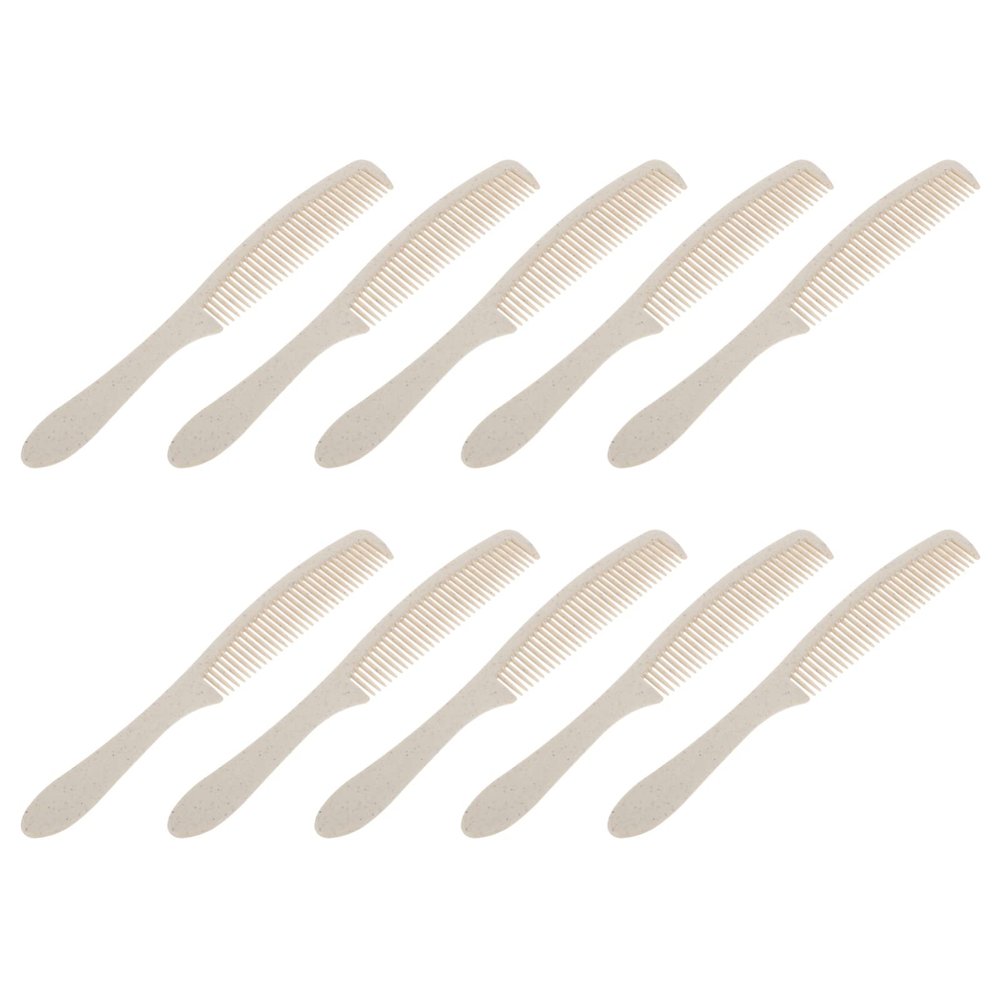 KALLORY 50sets Disposable Combs with Covers Portable Hotel Hair Combs for All Hair Types Individually Wrapped for Travel Salon Use and Daily Grooming