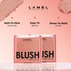 Lamel Blush Cheek Rouge Color Mini - Blendable Natural Blush Powder - Enhances & Defines Shapes & Features - Shading & Contouring Powder - 4 Universal Shades - 402 (Rouge) - 3.8g / 0.13 oz view 3