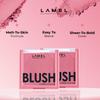Lamel Pink Blush Cheek Color Mini - Blendable Natural Blush Powder - Enhances & Defines Shapes & Features - Contouring Powder - 4 Universal Shades - 405 (Pink Blossom) - 3.8g / 0.13 oz view 3