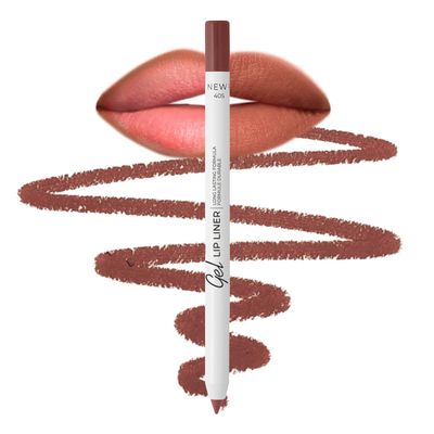 Lamel Matte Gel Lip Liner Pencil | Weightless&CreamyTexture - Sharpenable - Longwear & Waterproof - High Pigmented & Flawless Finish - Moisturizing - Cruelty-free & Paraben-Free,- 405, 1,7g/0.05oz