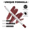 Lamel Matte Gel Lip Liner Pencil | Weightless & CreamyTexture - Sharpenable - Longwear & Waterproof - High Pigmented & Flawless Finish - Cruelty-free & Paraben-Free - 404, 1,7g/0.05oz. (Berry) view 4