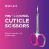 Staleks Professional Cuticle Scissors  Manicure Scissors, Stainless Steel, Extra Fine Curved Blades  Smart 41 Type 3 SS-41/3 view 4