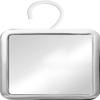 MIRRORVANA Hanging Fogless Shower Mirror for Shaving with 360 Rotatable Swivel Hook - Anti Fog and Shatterproof 6.3" x 6.3" Surface (Chrome) view 1