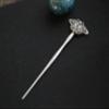 Skull Hair Stick Accessories Death Moth Hairpin Accessories Hair Accessories Headdress Wand Gift (Color : Silver Plated) view 3