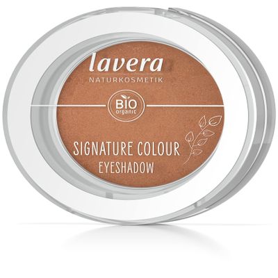 lavera Signature Colour Eyeshadow -Burnt Apricot 04- orange - Bio-Mandell & Vitamin E - Vegan - matt - Intensive Farbabgabe (1 Stck)