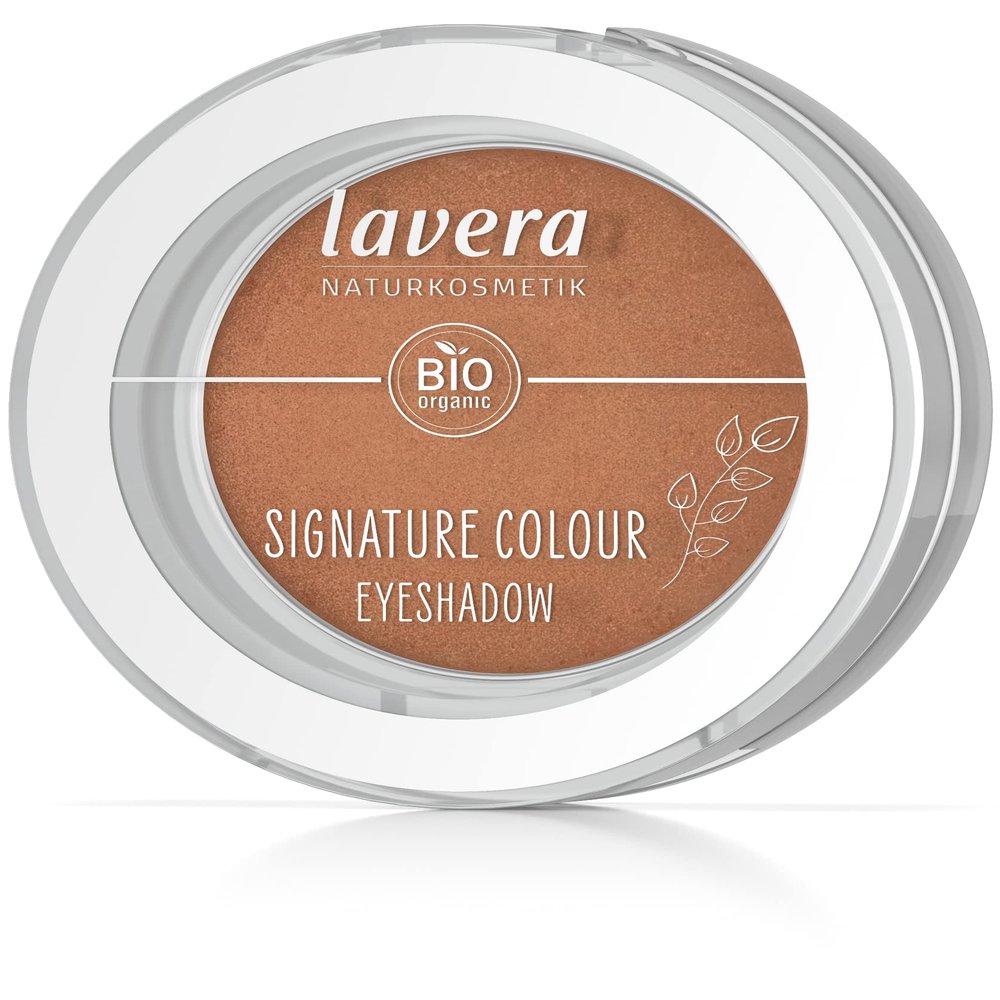lavera Signature Colour Eyeshadow -Burnt Apricot 04- orange - Bio-Mandell & Vitamin E - Vegan - matt - Intensive Farbabgabe (1 Stck)